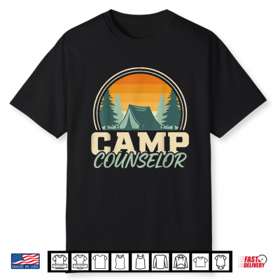 Camp Counselor Summer Director Camper Staff Camping Shirt