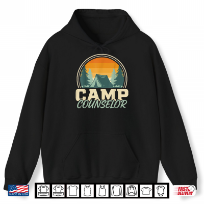 Hoodie Camp Counselor Summer Director Camper Staff Camping Shirt