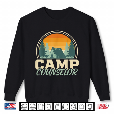 Sweatshirt Camp Counselor Summer Director Camper Staff Camping Shirt