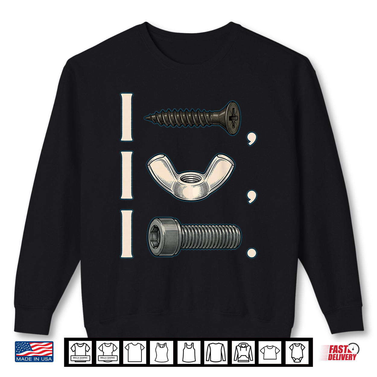 Funny Saying I Screw I Nut Bolt Mechanic Car Adult Humor Men Shirt