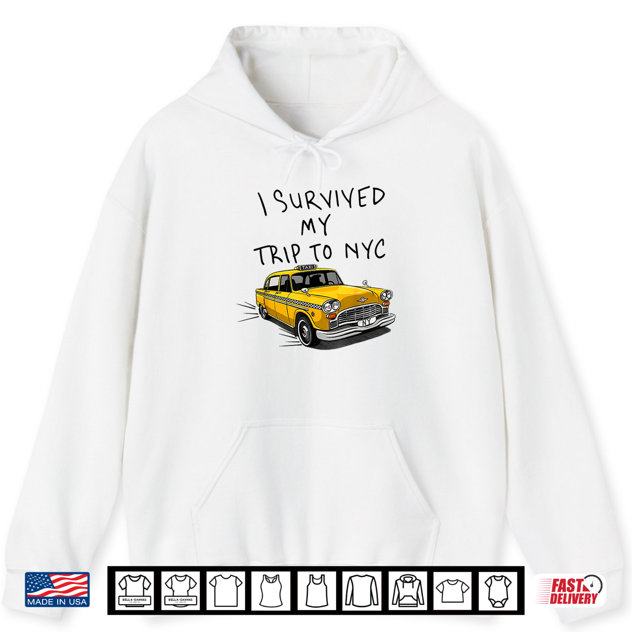 Retro I Survived My Trip To New York City Funny Mens Womens Shirt Retro I Survived My Trip To New York City Funny Mens Womens Shirt