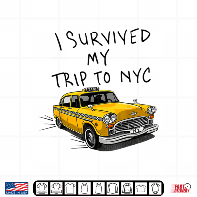 Retro I Survived My Trip To New York City Funny Mens Womens Shirt 4 Design Retro I Survived My Trip to New York City Funny Mens Womens Shirt