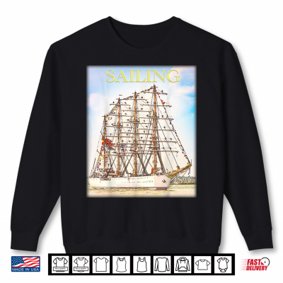 Sweatshirt Sailing Tall Ship Shirt