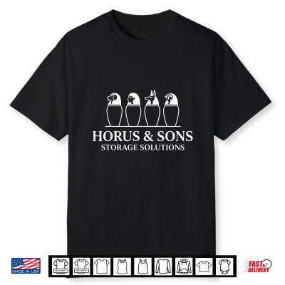 Horus And Sons Storage Solutions Ancient Egypt Humor Shirt