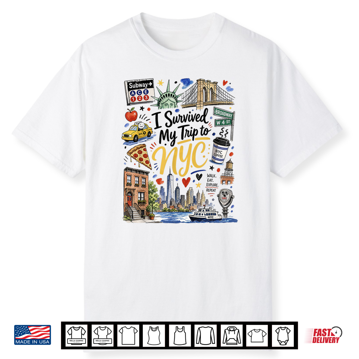 I Survived My Trip To Nyc Shirt I Survived My Trip To Nyc Shirt