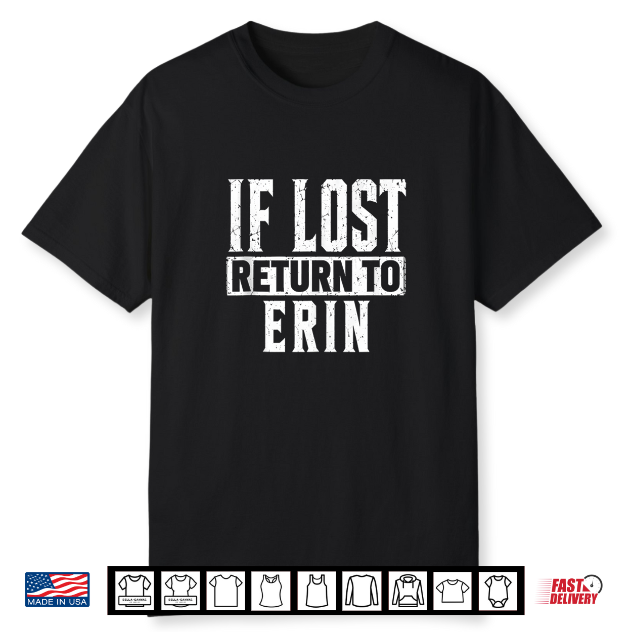 If Lost Return To Erin Couple Matching Shirt If Lost Return To Erin Couple Matching Shirt