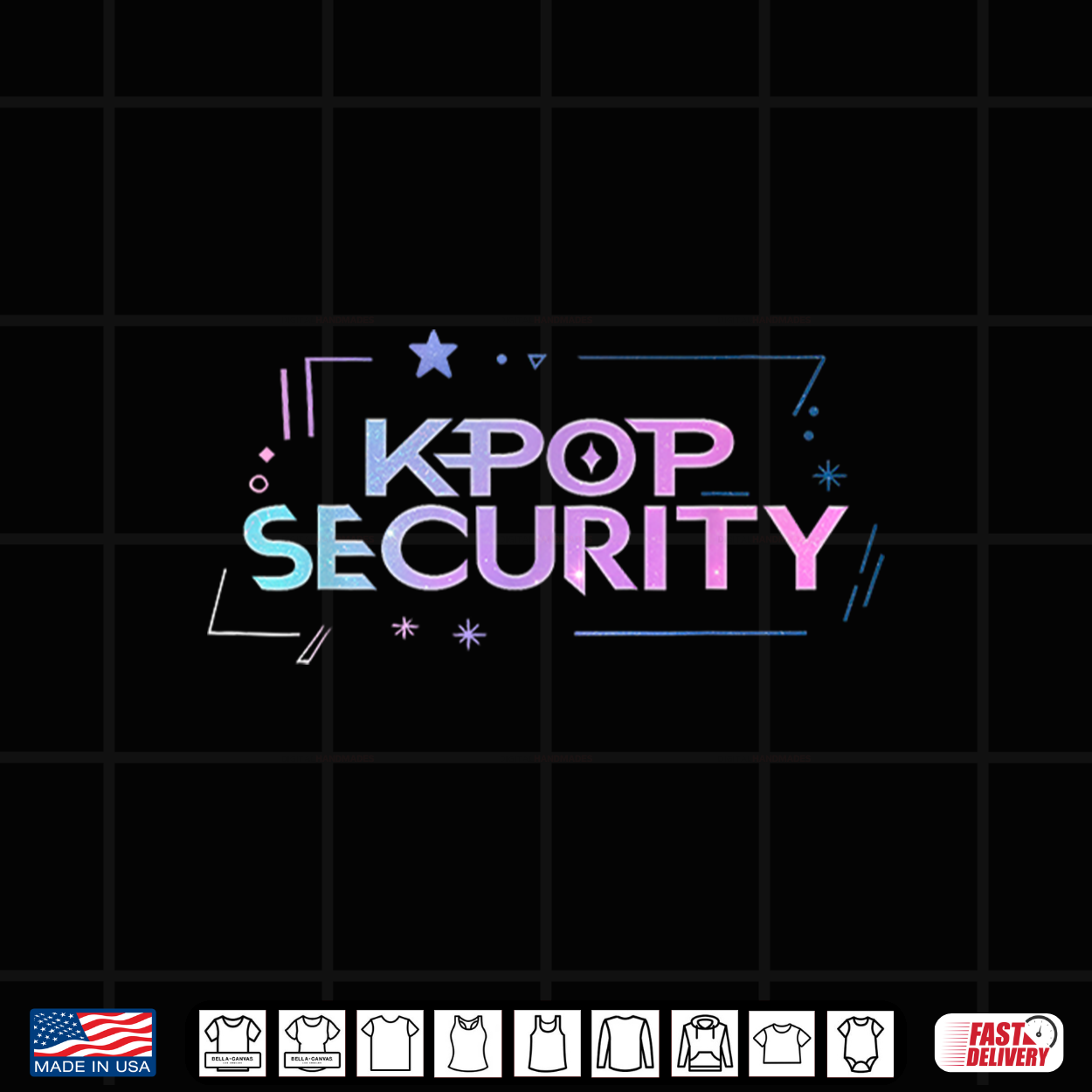 K Pop Security Family Birthday Concert Staff Shirt K Pop Security Family Birthday Concert Staff Shirt