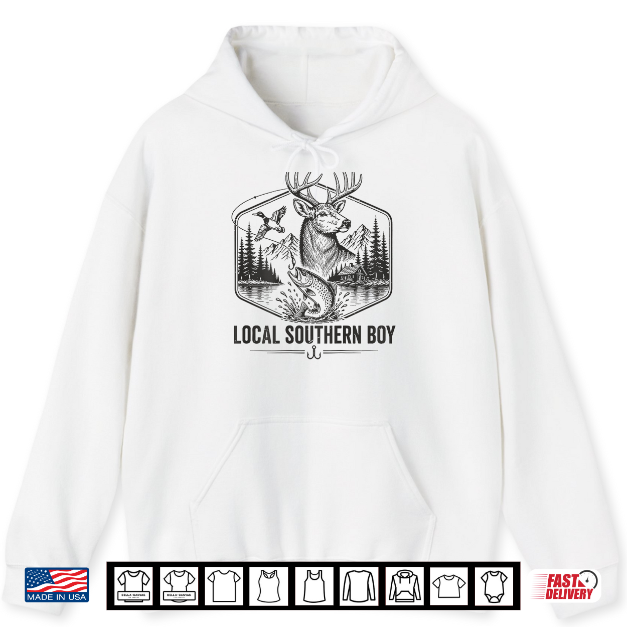 Local Deer Duck Camo Trout Fishing Hunting Shirt Local Deer Duck Camo Trout Fishing Hunting Shirt