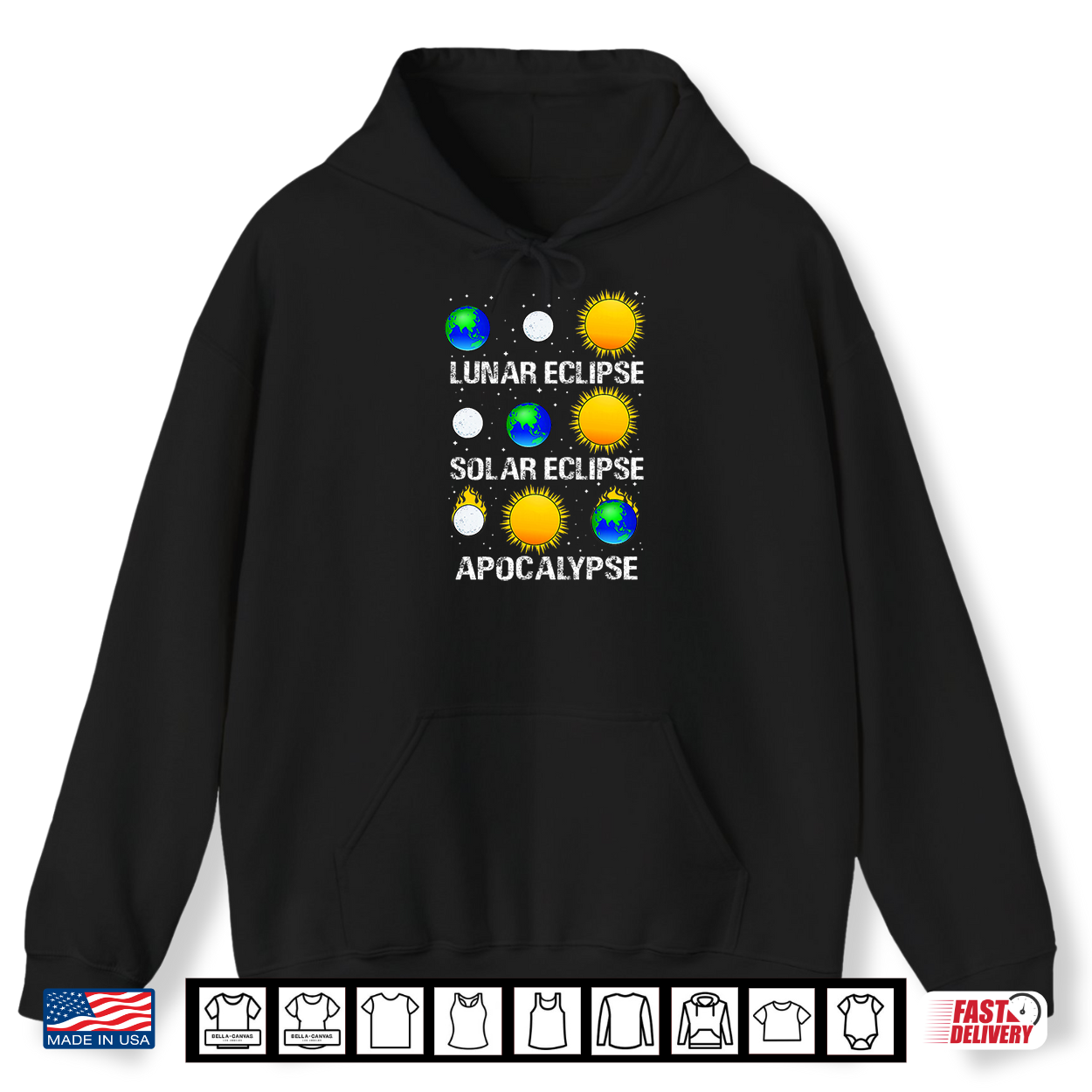 Lunar Solar Eclipse And Apocalypse Science Shirt Lunar Solar Eclipse And Apocalypse Science Shirt