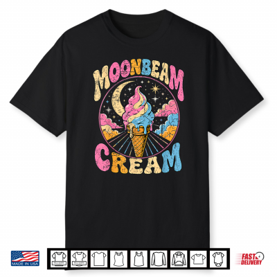 Moonbeam Ice Cream Retro Dessert Lovers Shirt