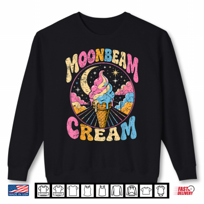 Moonbeam Ice Cream Retro Dessert Lovers Shirt 2 Sweatshirt Moonbeam Ice Cream Retro Dessert Lovers Shirt