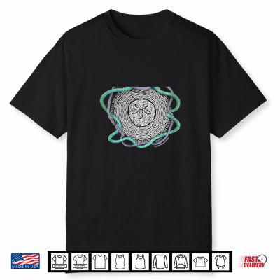 Sand Dollar Medusa Coast Art By Rebecca Hooper Print Shirt