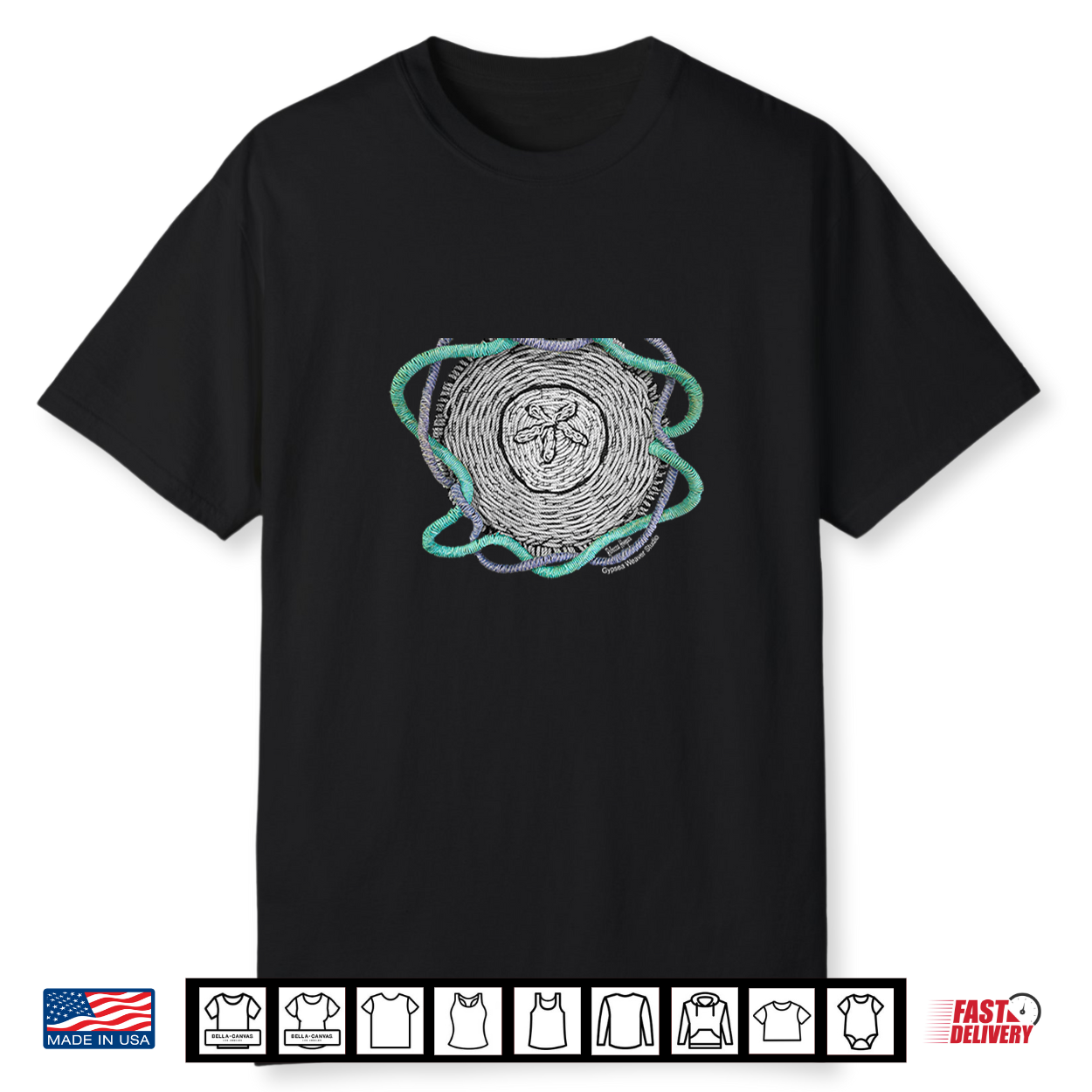 Sand Dollar Medusa Coast Art By Rebecca Hooper Print Shirt Sand Dollar Medusa Coast Art By Rebecca Hooper Print Shirt