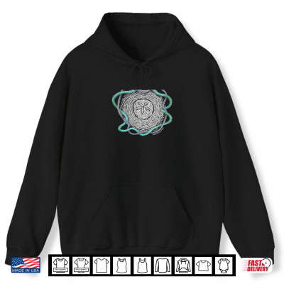 Sand Dollar Medusa Coast Art By Rebecca Hooper Print Shirt 1 Hoodie Sand Dollar Medusa Coast Art by Rebecca Hooper Print Shirt