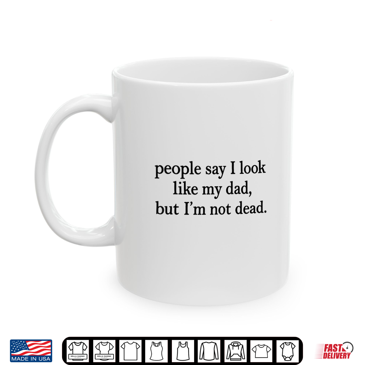 People Say I Look Like My Parent But I’M Not Dead Quote Shirt People Say I Look Like My Parent But I’M Not Dead Quote Shirt