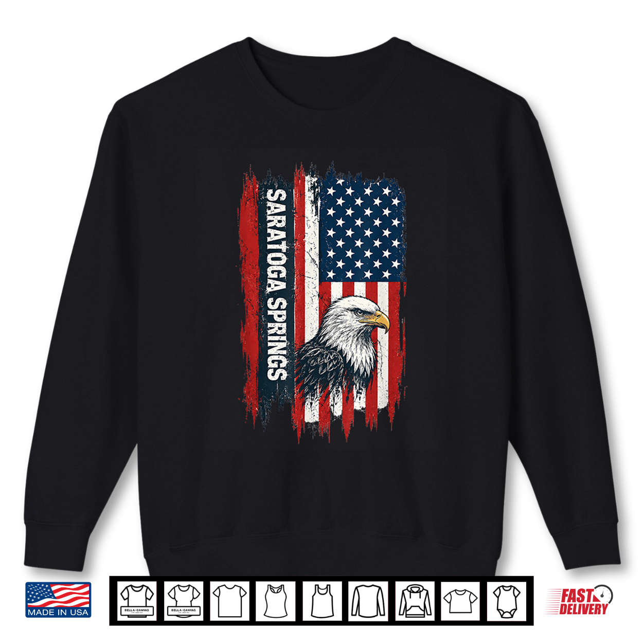 Saratoga Springs Usa Scenic Souvenir Graphic Historic Shirt Saratoga Springs Usa Scenic Souvenir Graphic Historic Shirt