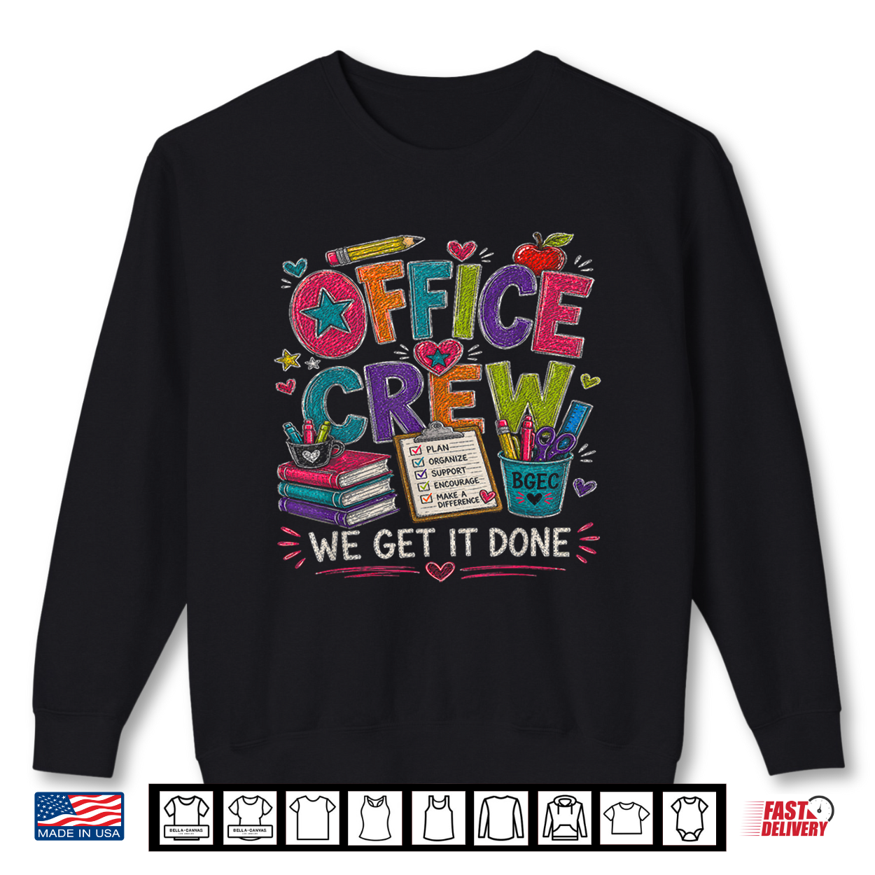 School Office Crew Bgec School Support Staff Pride Shirt School Office Crew Bgec School Support Staff Pride Shirt