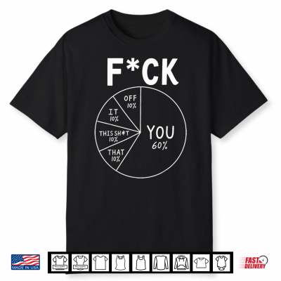 You 60 Percent Pie Chart Sarcastic Humor Shirt
