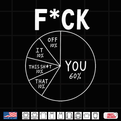 You 60 Percent Pie Chart Sarcastic Humor Shirt 4 Design You 60 Percent Pie Chart Sarcastic Humor Shirt