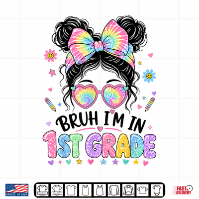 1St Grade For Girls Back To School First Day Of First Grade Shirt 4 Design 1st Grade for Girls Back to School First Day of First Grade Shirt