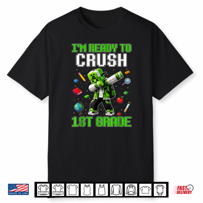 Back To School 1St Grade Boys Gamer First Day Of First Grade Shirt