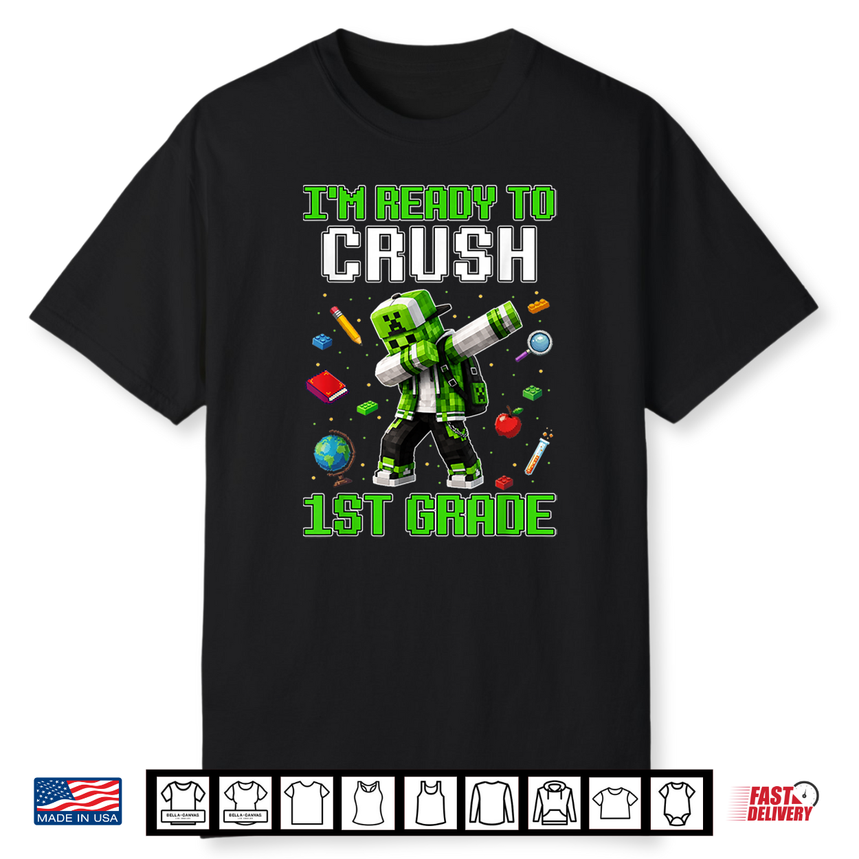 Back To School 1St Grade Boys Gamer First Day Of First Grade Shirt Back To School 1St Grade Boys Gamer First Day Of First Grade Shirt