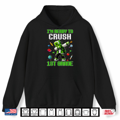 Back To School 1St Grade Boys Gamer First Day Of First Grade Shirt 1 Hoodie Back to School 1st Grade Boys Gamer First Day of First Grade Shirt