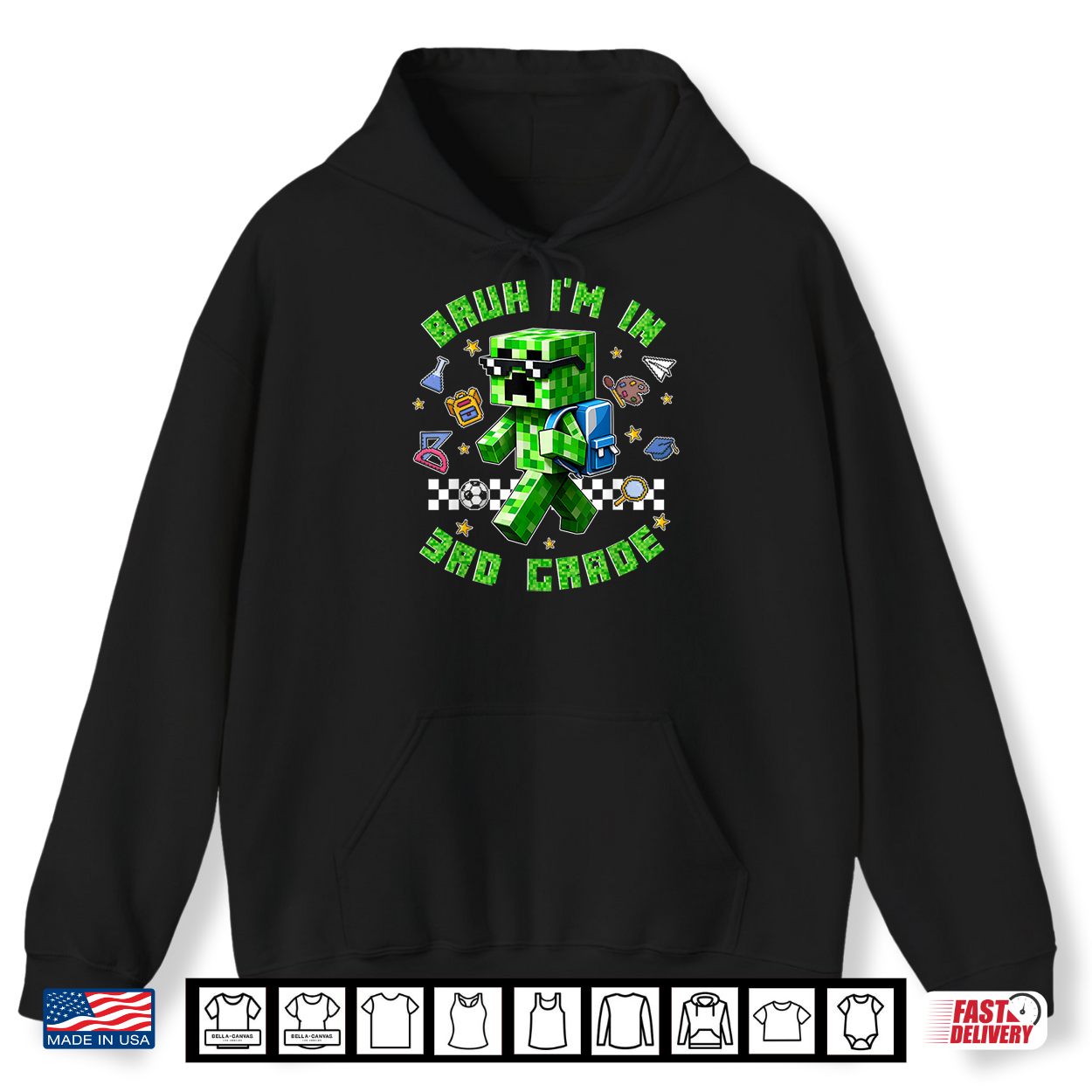 Bruh I’M In 3Rd Grade Gamer First Day Of School Gaming Kids Shirt Bruh I’M In 3Rd Grade Gamer First Day Of School Gaming Kids Shirt
