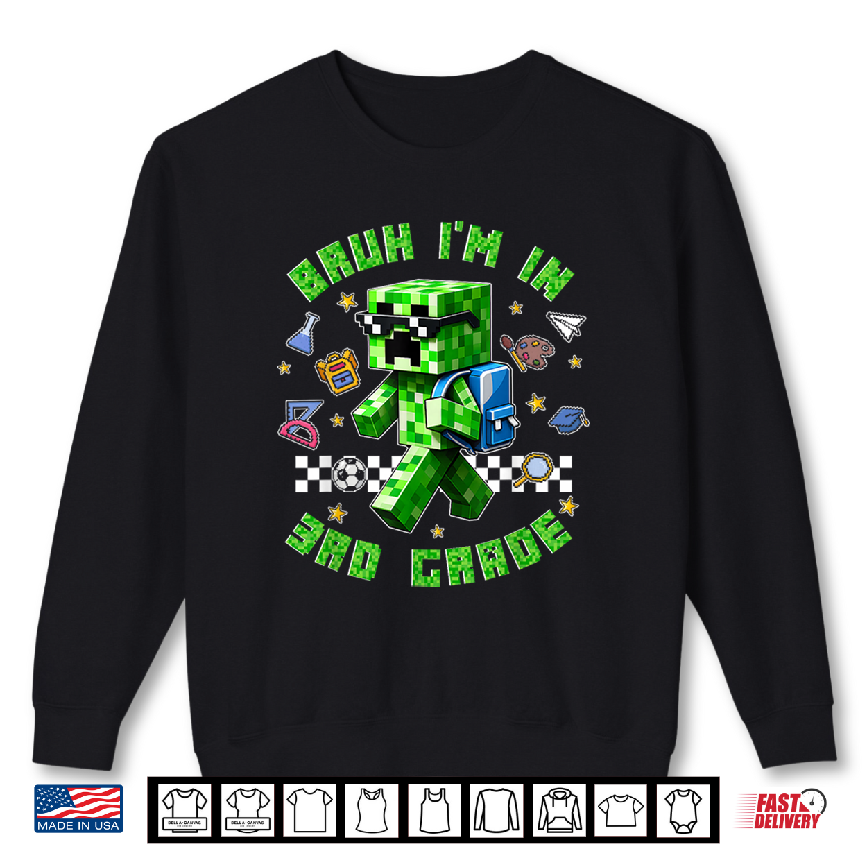 Bruh I’M In 3Rd Grade Gamer First Day Of School Gaming Kids Shirt Bruh I’M In 3Rd Grade Gamer First Day Of School Gaming Kids Shirt