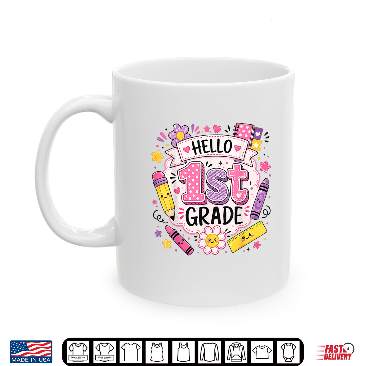 First Grade Girls Back To School Cute First Day Student Shirt First Grade Girls Back To School Cute First Day Student Shirt
