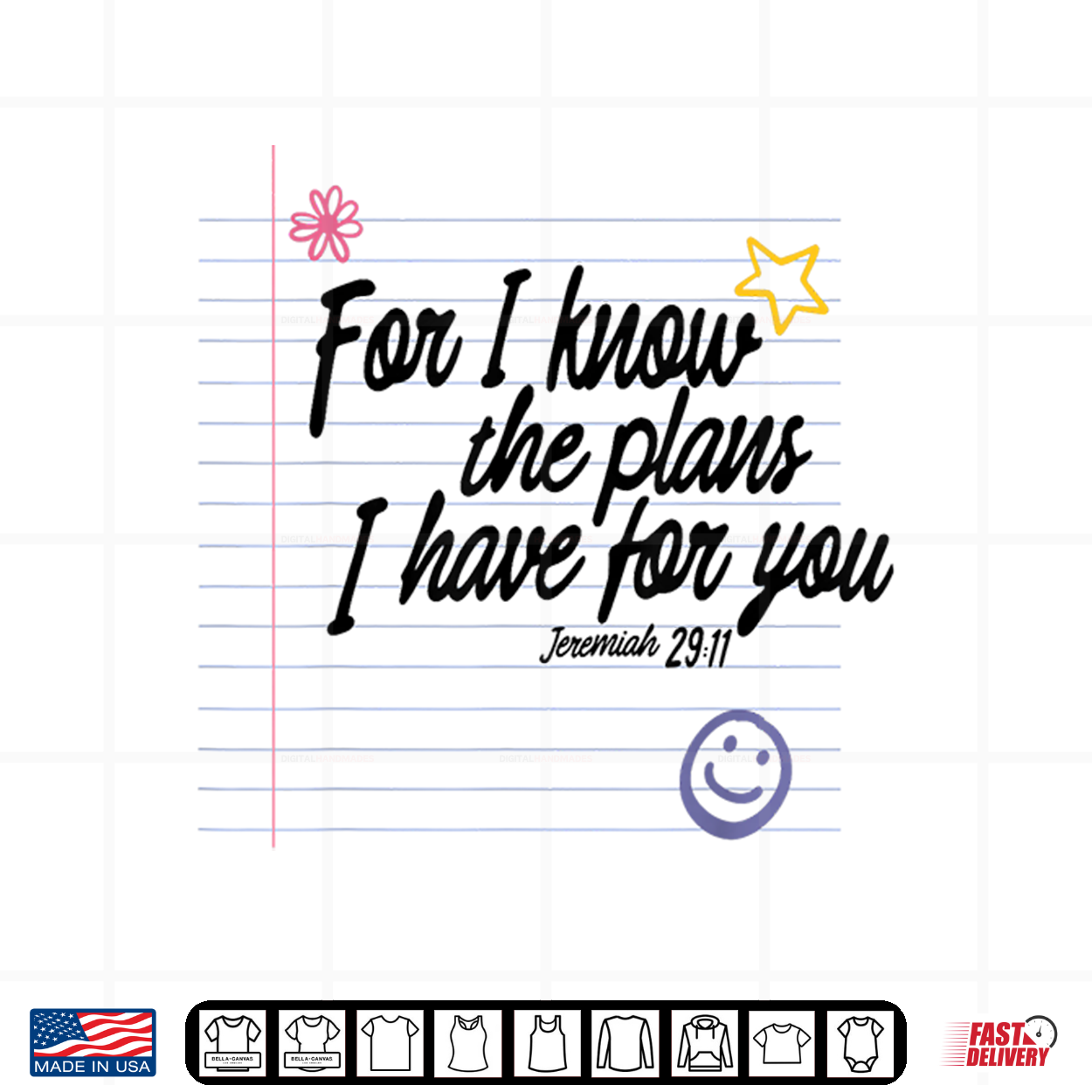 For I Know The Plans I Have For You Retro Christian Teacher Shirt