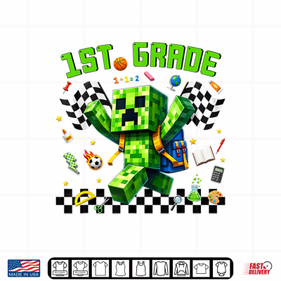 Hello 1St Grade Gamer First Day Of School Gaming Kids Boys Shirt 4 Design Hello 1st Grade Gamer First Day of School Gaming Kids Boys Shirt
