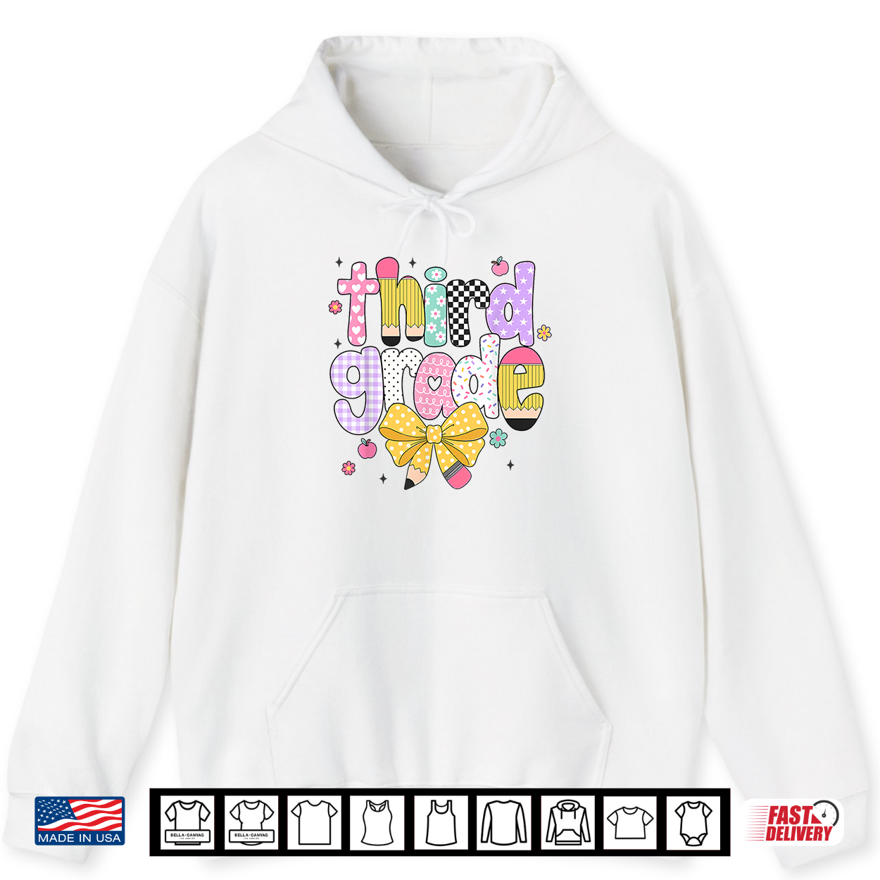Preppy Third Grade Teacher 3Rd Grade Back To School Girls Shirt Preppy Third Grade Teacher 3Rd Grade Back To School Girls Shirt