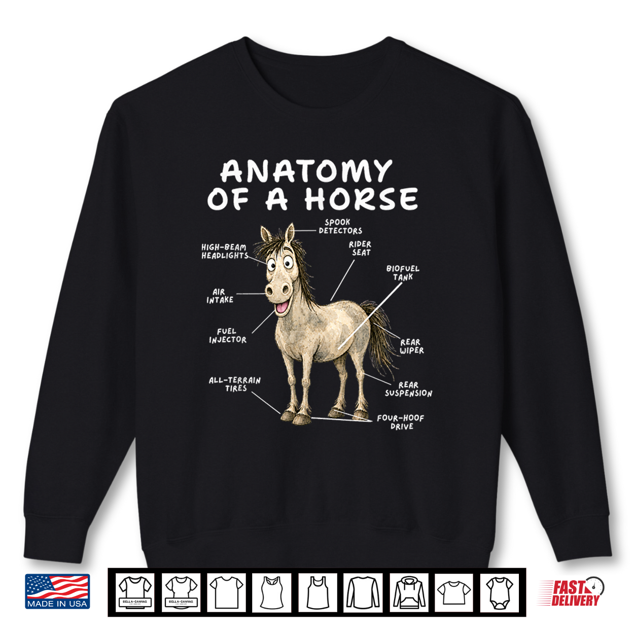 Horse Anatomy Equestrian Stable Life Humor Shirt Horse Anatomy Equestrian Stable Life Humor Shirt