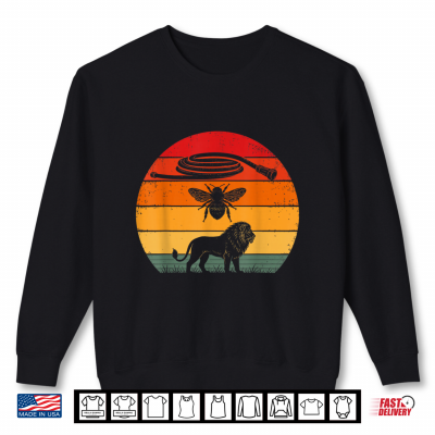 Hose Bee Lion Meme Retro Shirt 2 Sweatshirt Hose Bee Lion Meme Retro Shirt