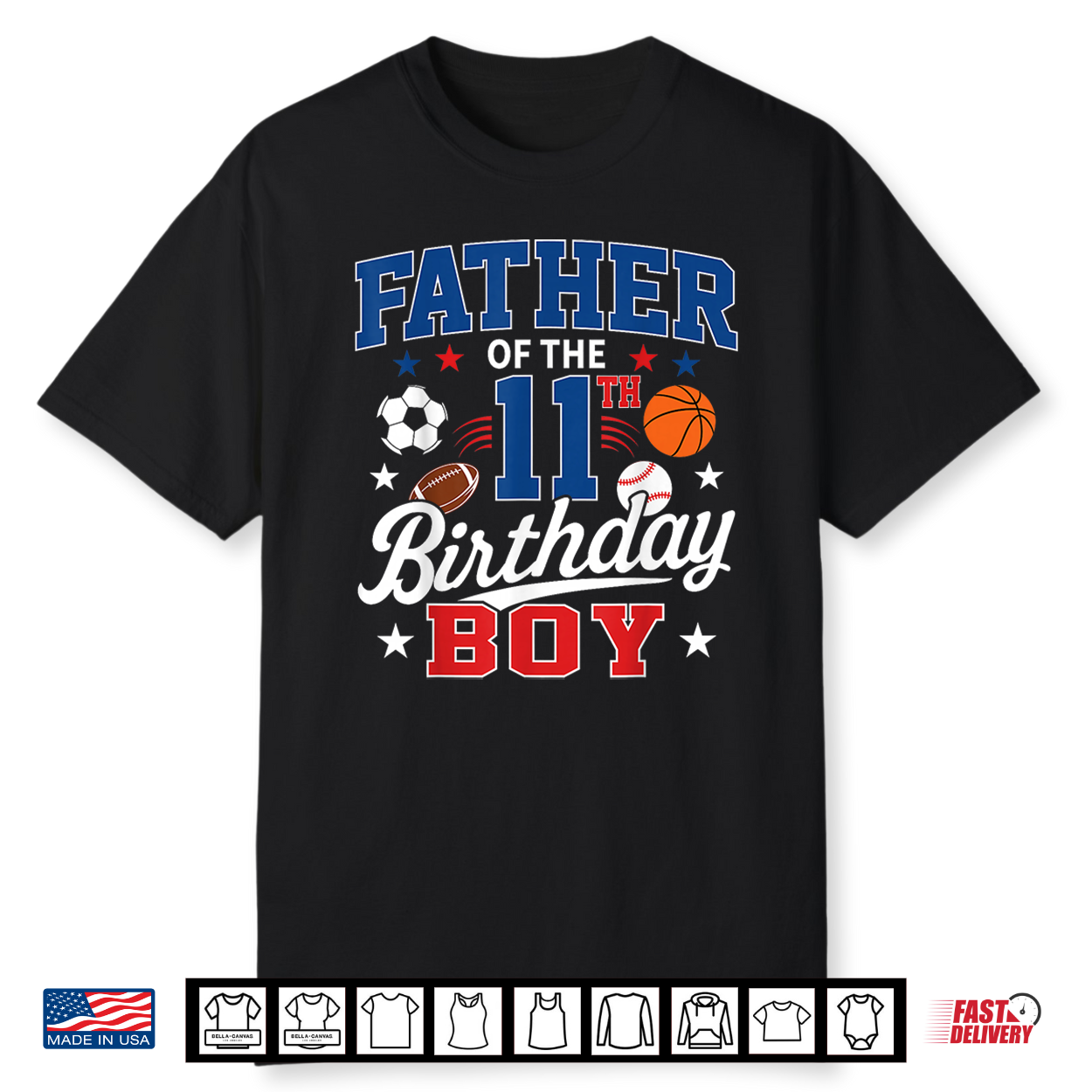 Parent Of The 11Th Year Old Sports Enthusiast Shirt Parent Of The 11Th Year Old Sports Enthusiast Shirt