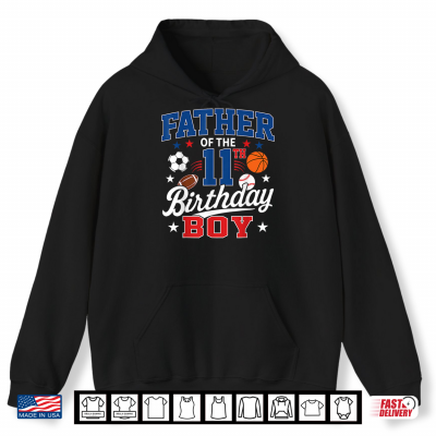 Parent Of The 11Th Year Old Sports Enthusiast Shirt 1 Hoodie Parent of the 11th Year Old Sports Enthusiast Shirt