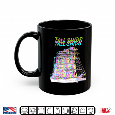 Neon Tall Ship Shirt 3 Mug Neon Tall Ship Shirt