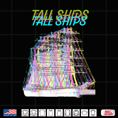 Neon Tall Ship Shirt 4 Design Neon Tall Ship Shirt