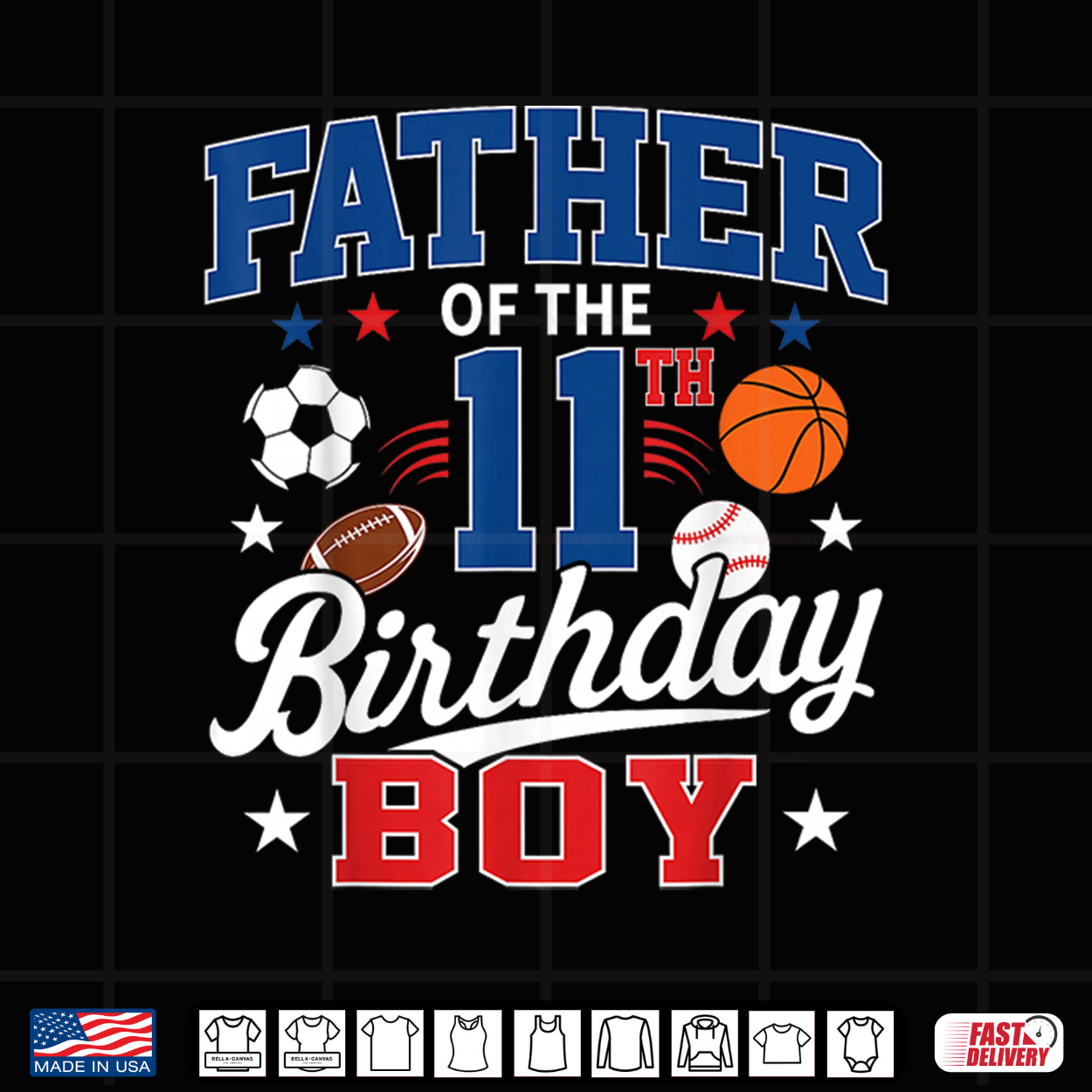 Parent Of The 11Th Year Old Sports Enthusiast Shirt Parent Of The 11Th Year Old Sports Enthusiast Shirt