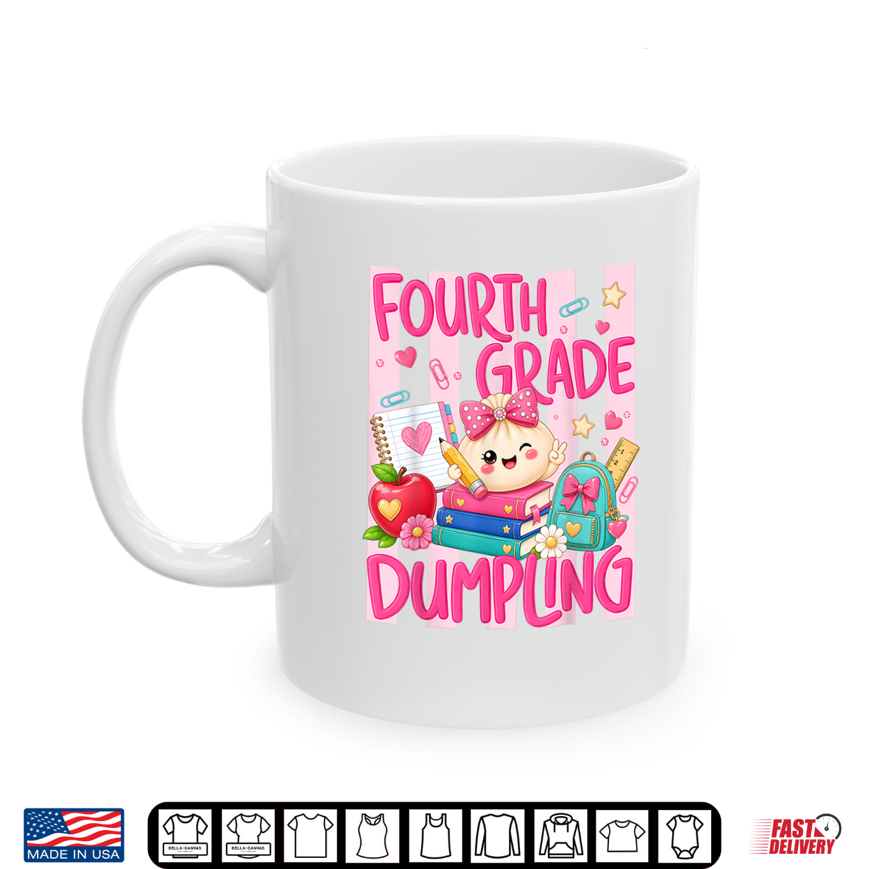 4Th Grade Dumpling Cute First Day Of School Teachers Girls Shirt 4Th Grade Dumpling Cute First Day Of School Teachers Girls Shirt