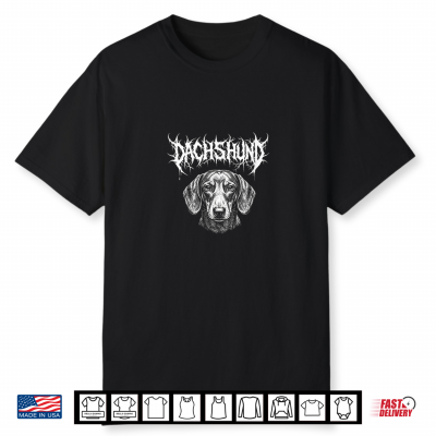 Dachshund Sausage Dog Weiner Heavy Metal Shirt