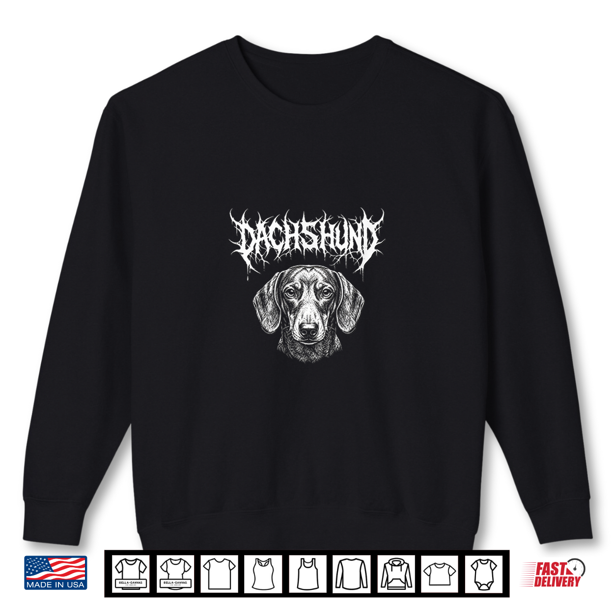 Dachshund Sausage Dog Weiner Heavy Metal Shirt Dachshund Sausage Dog Weiner Heavy Metal Shirt