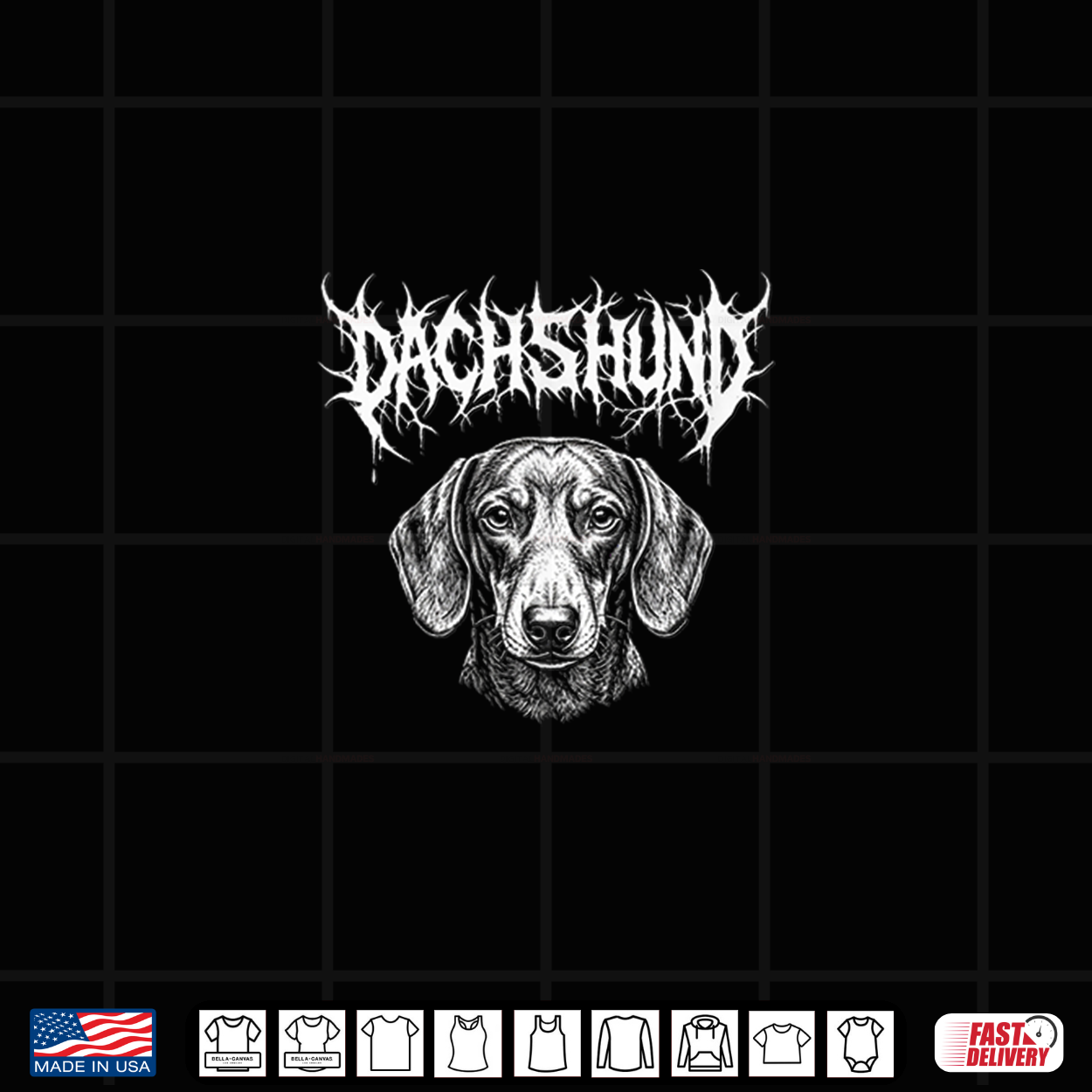 Dachshund Sausage Dog Weiner Heavy Metal Shirt Dachshund Sausage Dog Weiner Heavy Metal Shirt