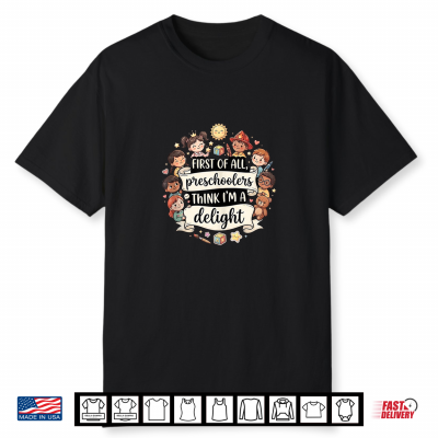 Funny Preschool Teacher Quote Classroom Humor Kids Shirt