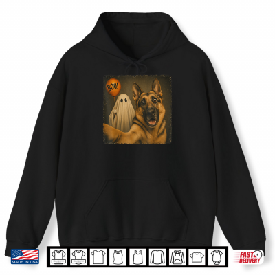 Funny German Shepherd Ghost Selfie Boo Dog German Shepherd Shirt 1 Hoodie Funny German Shepherd Ghost Selfie Boo Dog German Shepherd Shirt