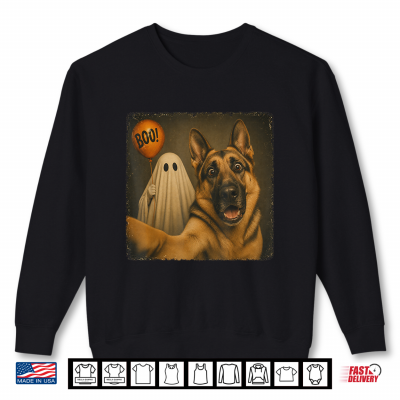 Funny German Shepherd Ghost Selfie Boo Dog German Shepherd Shirt 2 Sweatshirt Funny German Shepherd Ghost Selfie Boo Dog German Shepherd Shirt