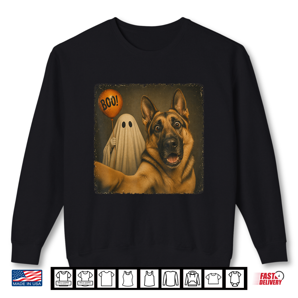 Funny German Shepherd Ghost Selfie Boo Dog German Shepherd Shirt Funny German Shepherd Ghost Selfie Boo Dog German Shepherd Shirt