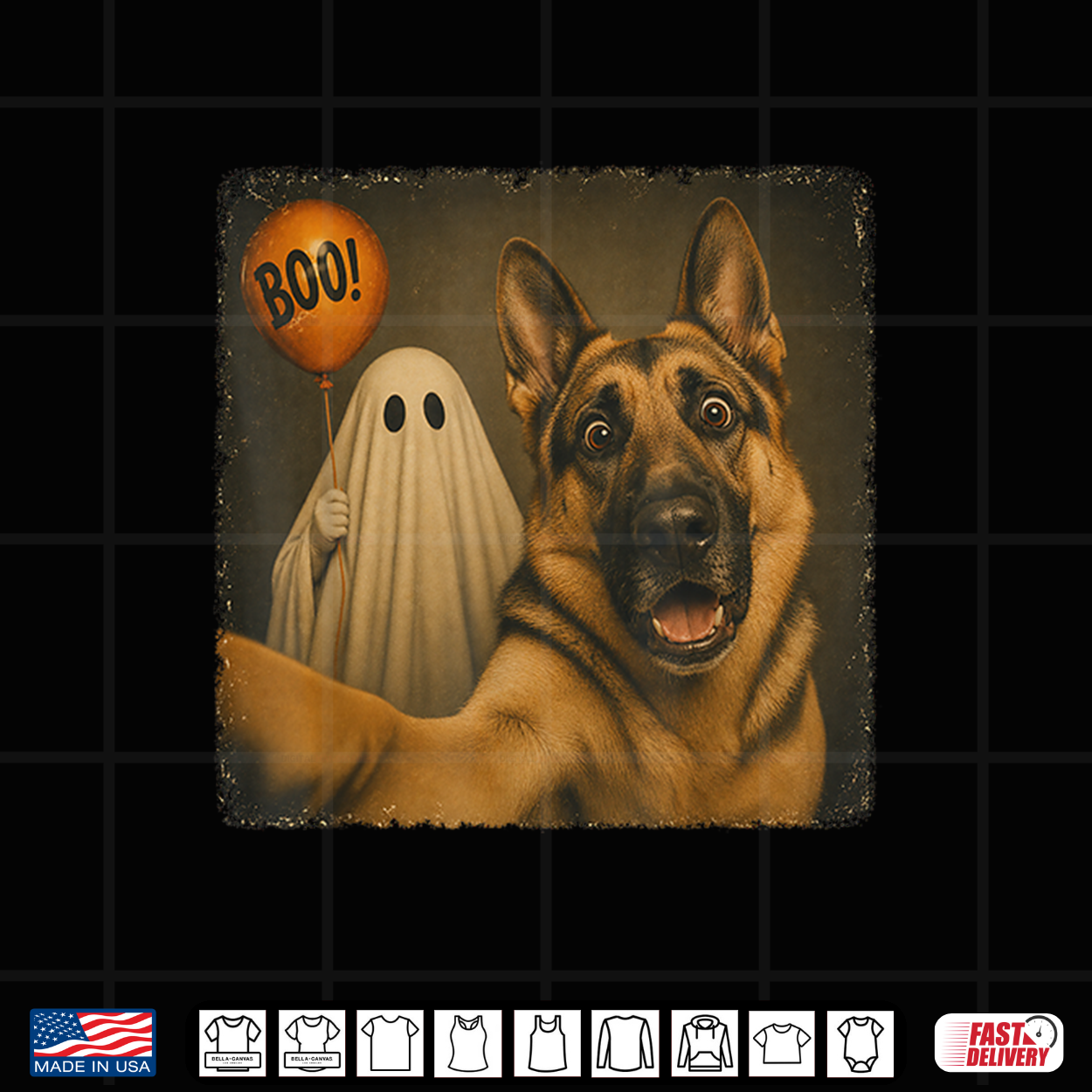 Funny German Shepherd Ghost Selfie Boo Dog German Shepherd Shirt Funny German Shepherd Ghost Selfie Boo Dog German Shepherd Shirt