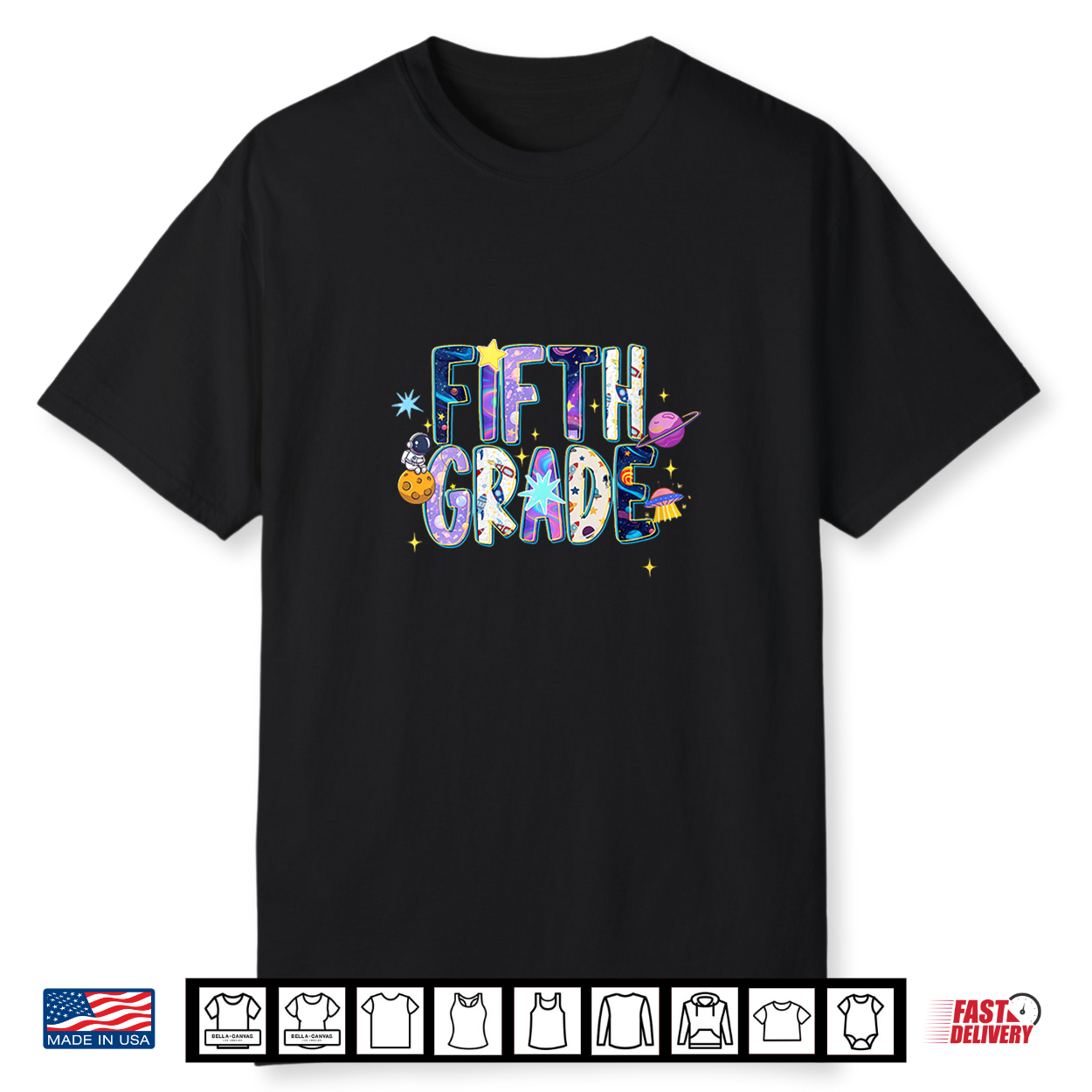 Galaxy Space Fifth Grade Teacher 5Th Grade Back To School Shirt Galaxy Space Fifth Grade Teacher 5Th Grade Back To School Shirt